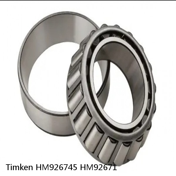 HM926745 HM92671 Timken Tapered Roller Bearings #1 small image